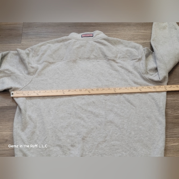 Vineyard Vines Martha's Vineyard Embroidered KC Royals👑 Logo Pullover 1/4Zip-Up - Picture 13 of 16